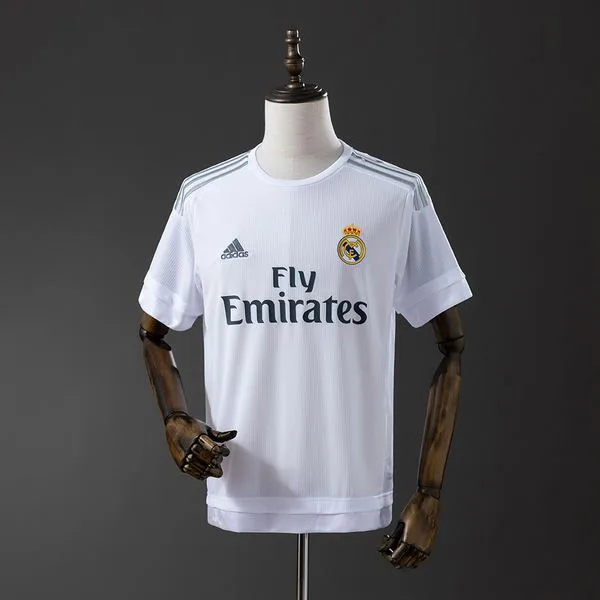 Camiseta de fútbol Real Madrid 2015/16 LOCAL MANGA CORTA VERSION FAN
